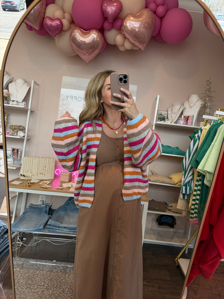 Knit Tank Midi Dress - Espresso