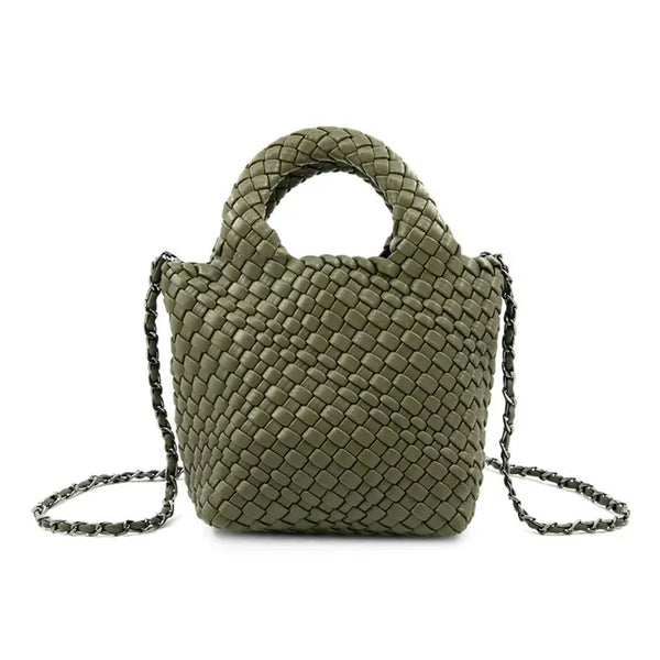 Olive Woven Bag