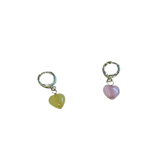 Gemstone Heart Add-On Charm