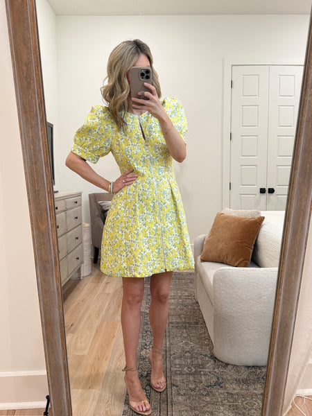 Lemon Zipper Dress
