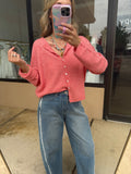 Piper Cardigan - Peach