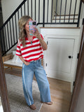 Cherry Notch Knit Top