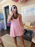 Baby Pink Romper Dress