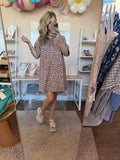Pink Leopard Dress