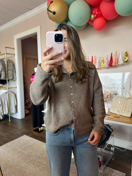 Piper Cardigan - Mocha