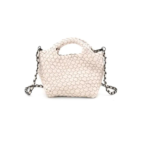 White Woven Bag