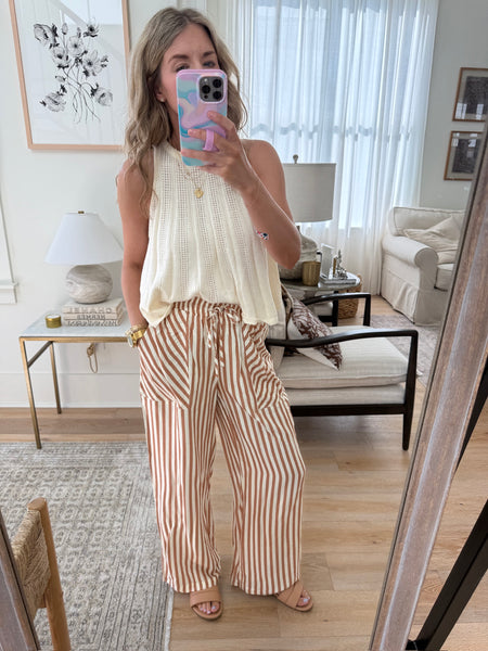 Mocha Drawstring Pants