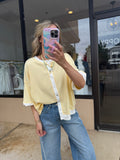 Sunny Polka Dot Top