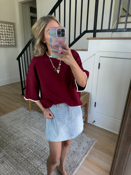 Maroon Gameday Sweater