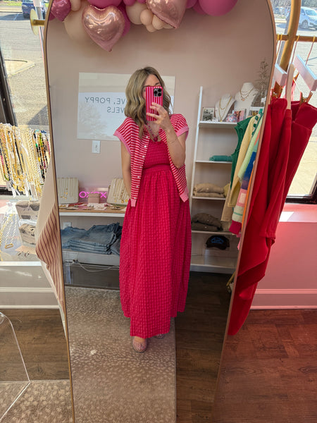 Pink Stripe Sleeveless Piper