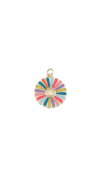 Colorful Daisy Charm