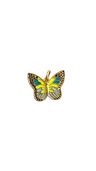 Colorful Butterfly Charm