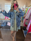 Boxy cut denim jacket