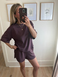 Cocoa Bean Shorts Set - 2pcs
