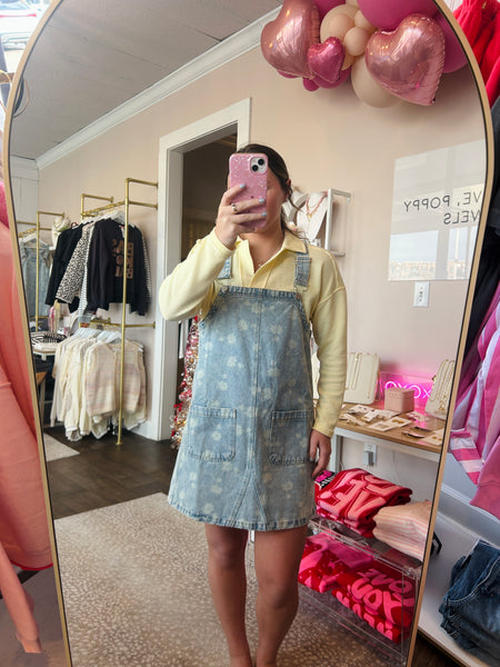 Denim Overall Dress