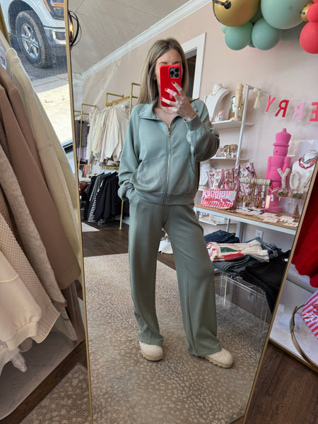 Scuba sweatsuit - Sage Green