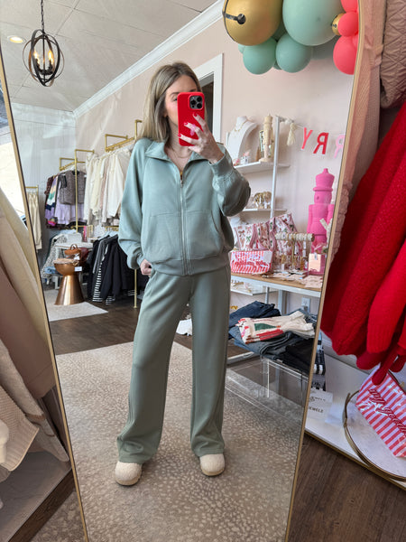 Scuba sweatsuit - Sage Green