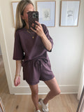 Cocoa Bean Shorts Set - 2pcs