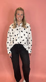 Polka Dot Button Down Shirt