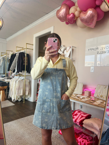 Denim Overall Dress
