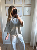 Elbow Length Sleeve Cardigan