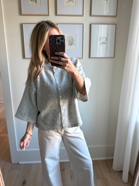 Elbow Length Sleeve Cardigan