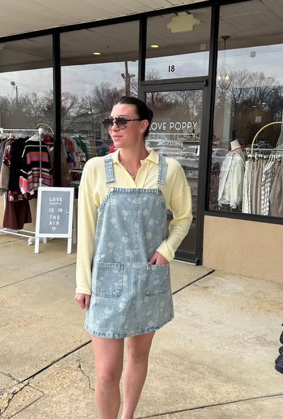 Denim Overall Dress