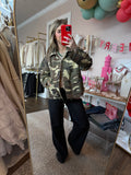Camouflage printed jacket