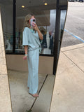 Mint & Lilac Pants Set - 2pcs