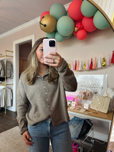 Piper Cardigan - Mocha
