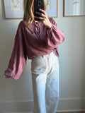 Redbean Textured Woven Top