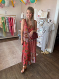 Patchwork Midi Dress