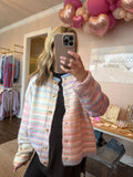 Bubblegum Rainbow Cardigan