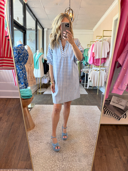 Blue Collared Dress