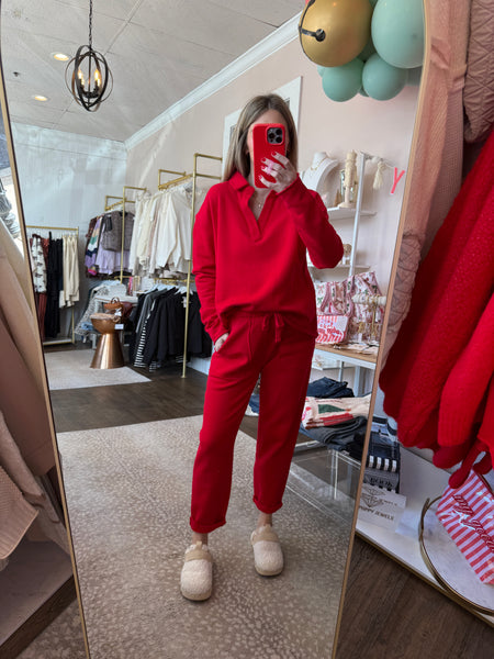 Malibu set - Cherry Red