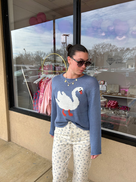 Swan Knit Sweater