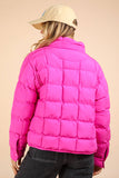 Cute and Cozy Puffer in Fuchsia