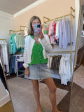 Off White Pointelle Sweater