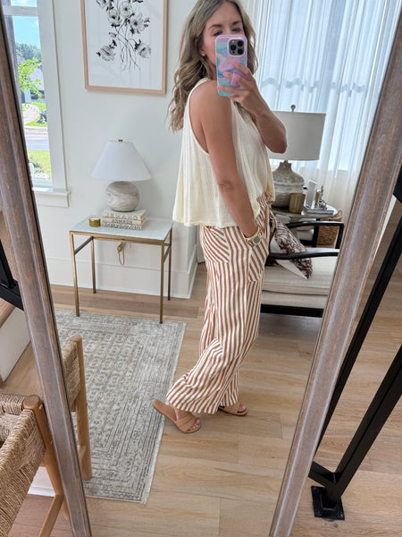 Mocha Drawstring Pants