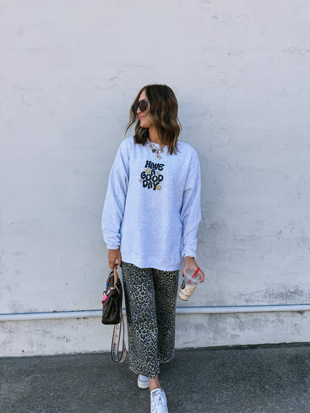 Have a Good Day Smile Sweatshirt