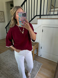 Maroon Gameday Sweater