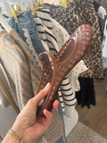Dark Brown Jelly Mary Janes