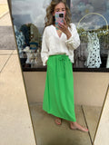 Green Midi Skirt