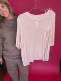 So Soft Basic Tee - baby pink