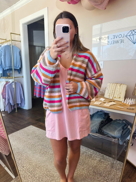 Baby Pink Romper Dress