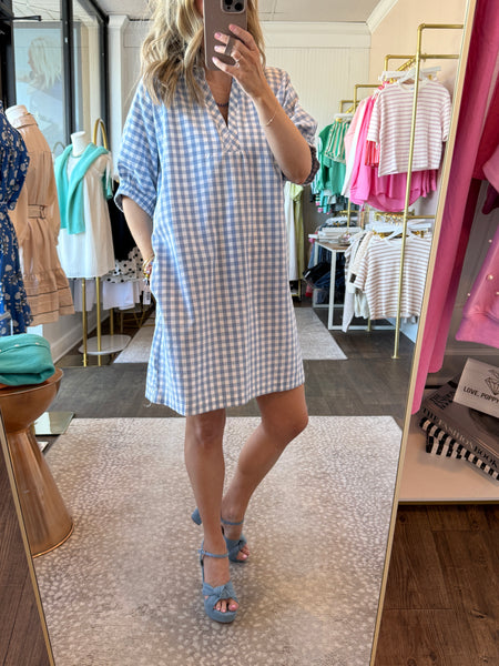 Blue Collared Dress