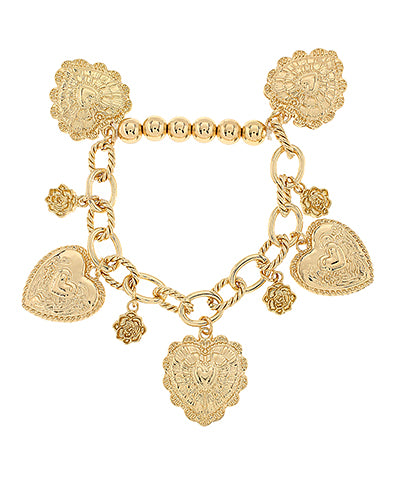 Multi Heart Charm Bracelet *BIRTHDAY FLASH SALE*