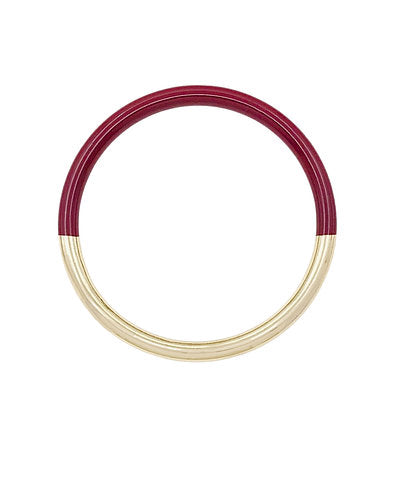 Burgundy Color Coated Bangle *BIRTHDAY FLASH SALE*
