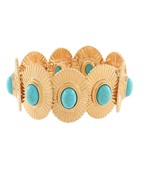 Turquoise Oval Stone Bracelet *BIRTHDAY FLASH SALE*