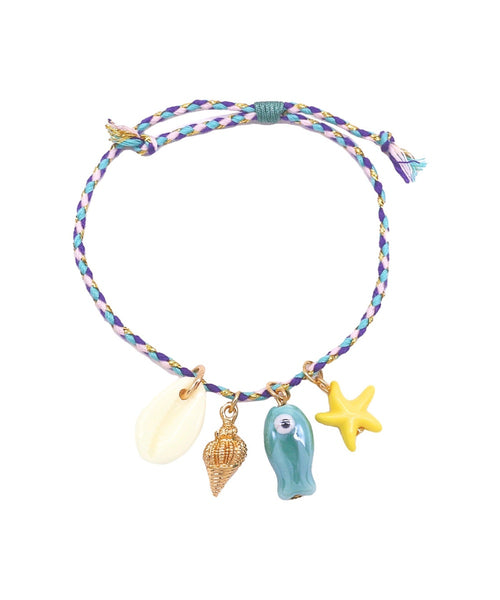 Sealife Charm and Cord Bracelet *BIRTHDAY FLASH SALE*